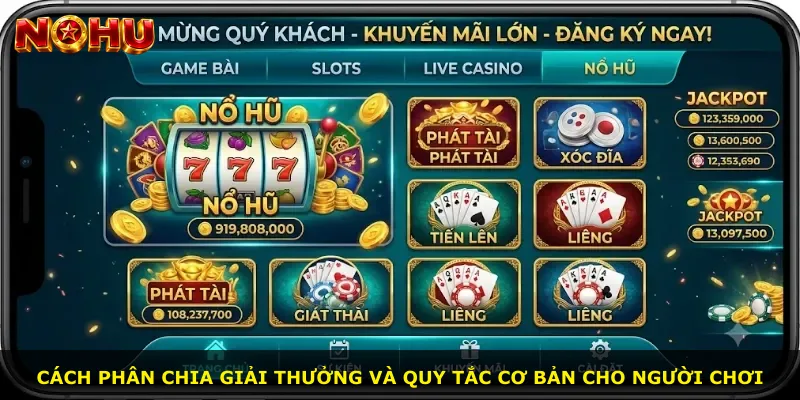 Cách phân chia giải thưởng và quy tắc cơ bản cho người chơi