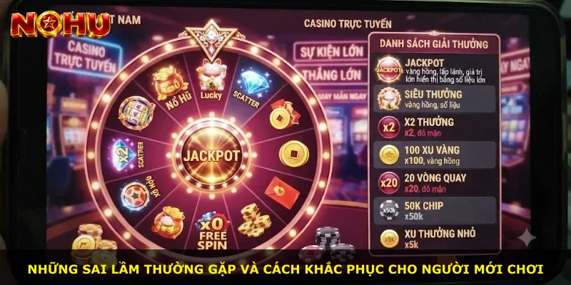 Những sai lầm thường gặp và cách khắc phục cho người mới chơi