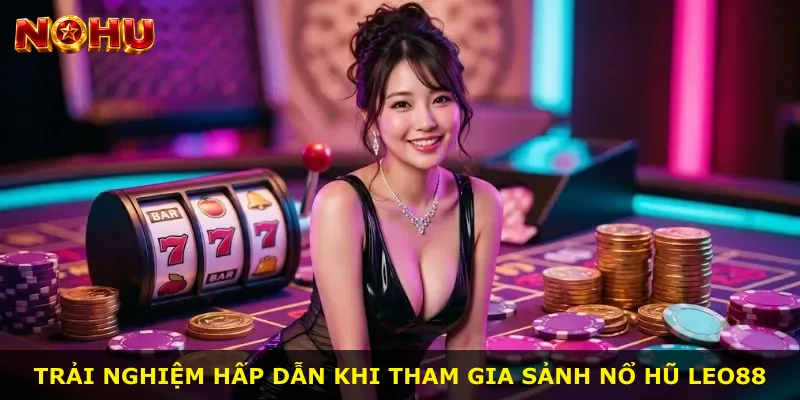 Trải nghiệm hấp dẫn khi tham gia sảnh Nổ Hũ Leo88